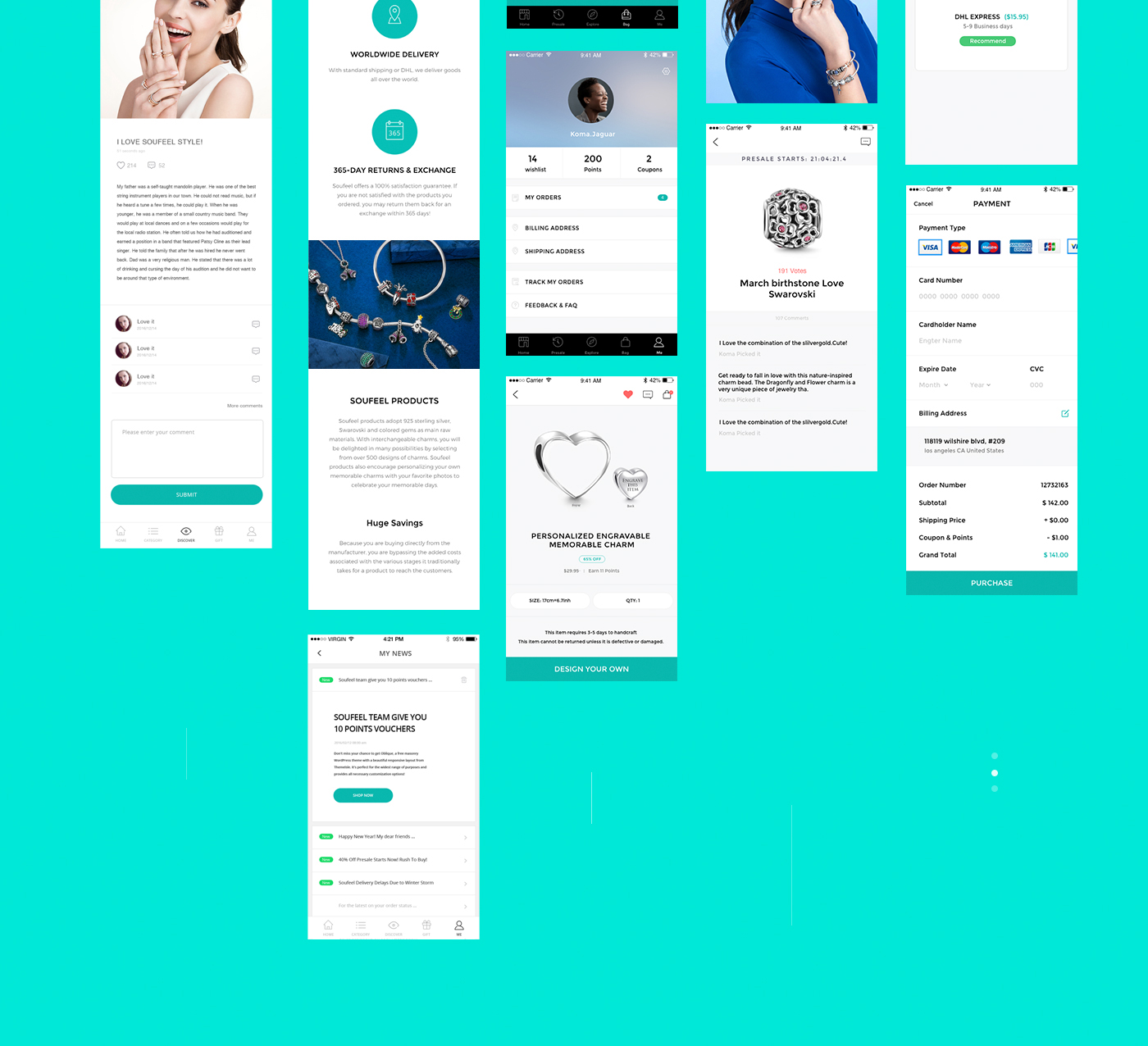 jewelry app Web clean UI ux Website color new Webdesign Appdesign Chengdu china green