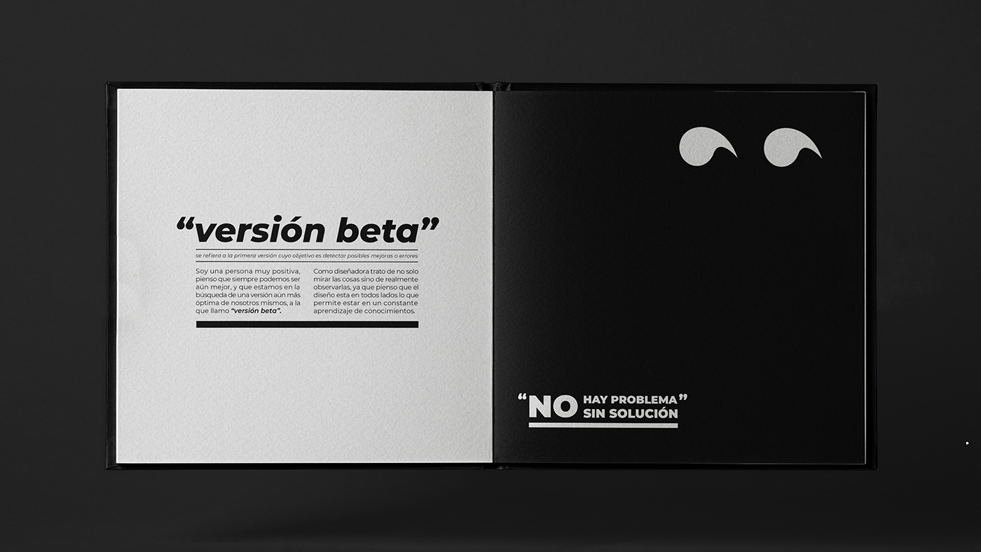 branding  editorial graphicdesign mailer personalbranding portfolio portfoliobook printdesign student texture