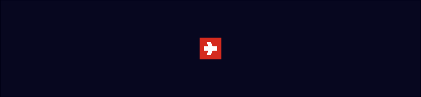#Branding #Logo #aviation #Identity #red   #swiss #plane #Design 3graphics