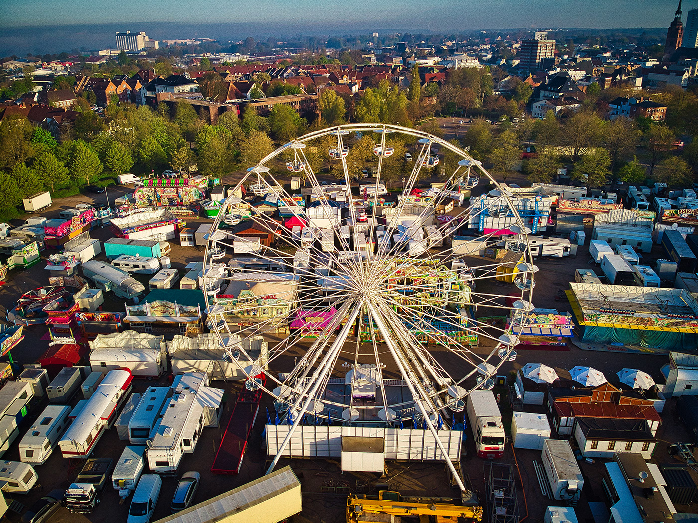 drohne Droneshots Grünanlage Freudenthal ITZEHOE Itzehoe Ost Itzehoer Jahrmarkt 2022 Luftaufnahmen Luftbilder