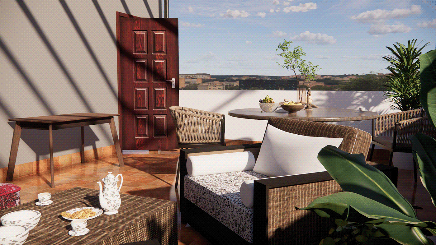 Renders architecture interior design  visualization modern exterior enscape sofa design furniture comfort