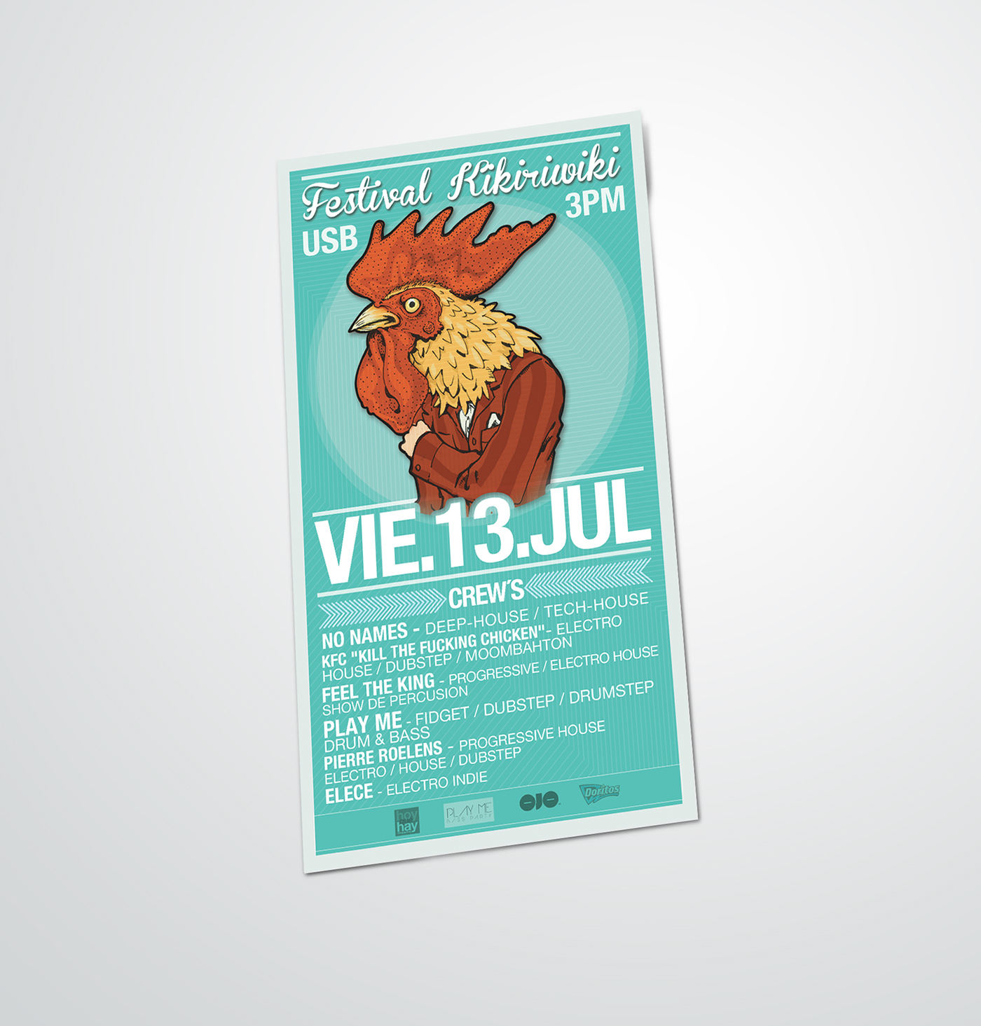 porters  flyer  flyers diseño caracas venezuela Afiches fiesta party fauchier  print publicity