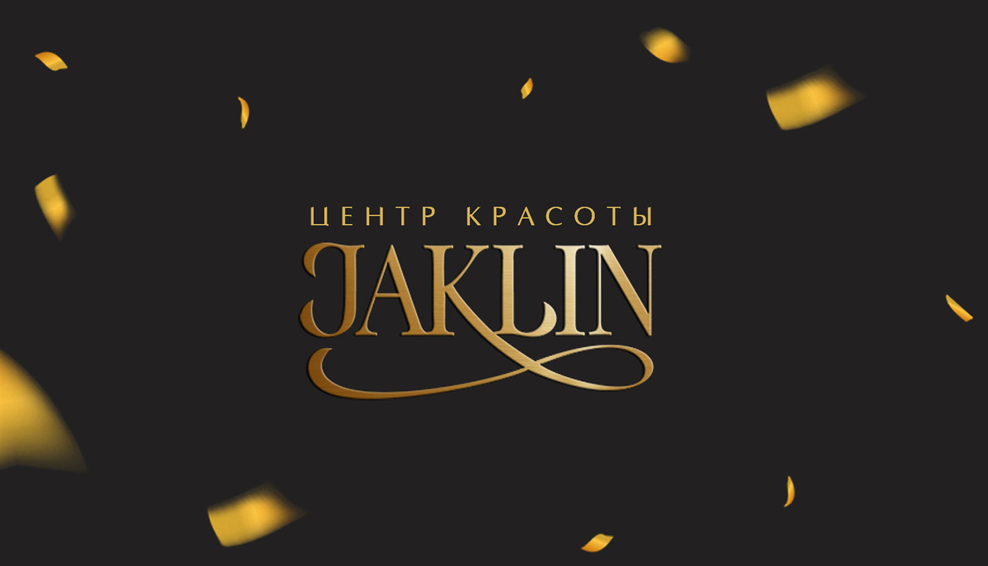 Jaklin beauty salon Style brand branding  logo Logotype