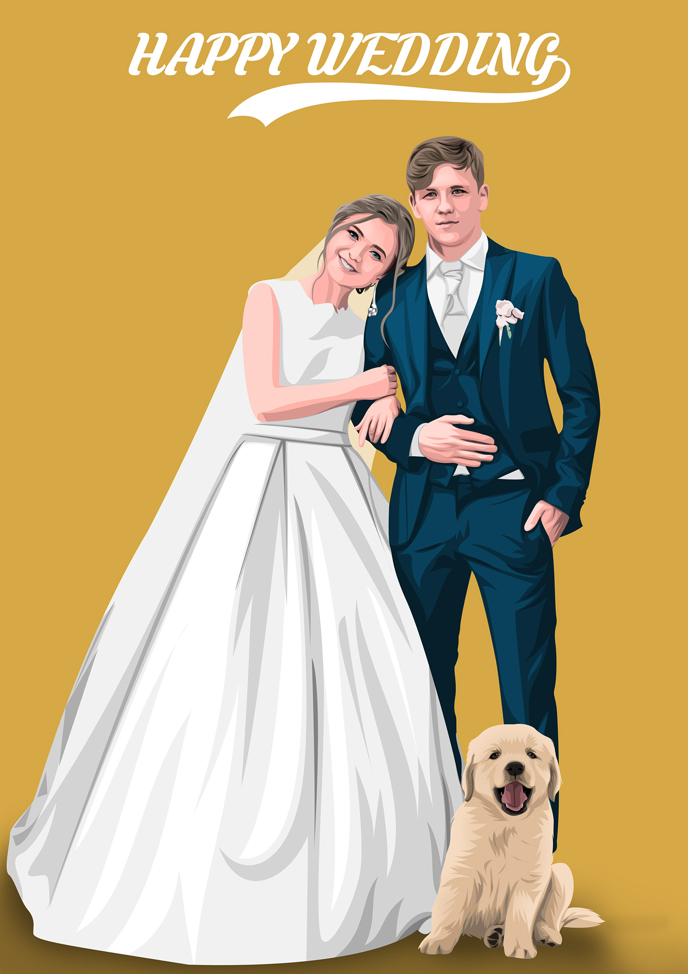 Image may contain: wedding dress, cartoon and bride