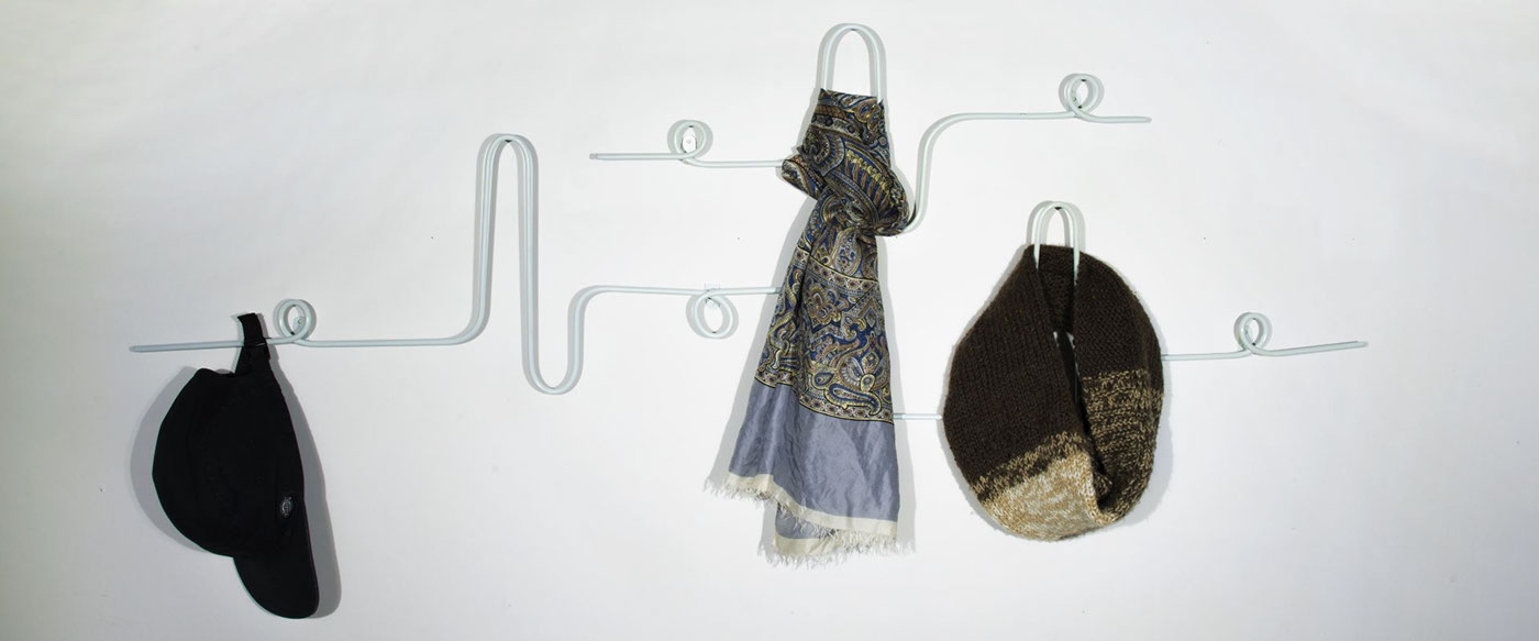 coat rack handmade ESADSE design portemanteaux fait mains Manuel david