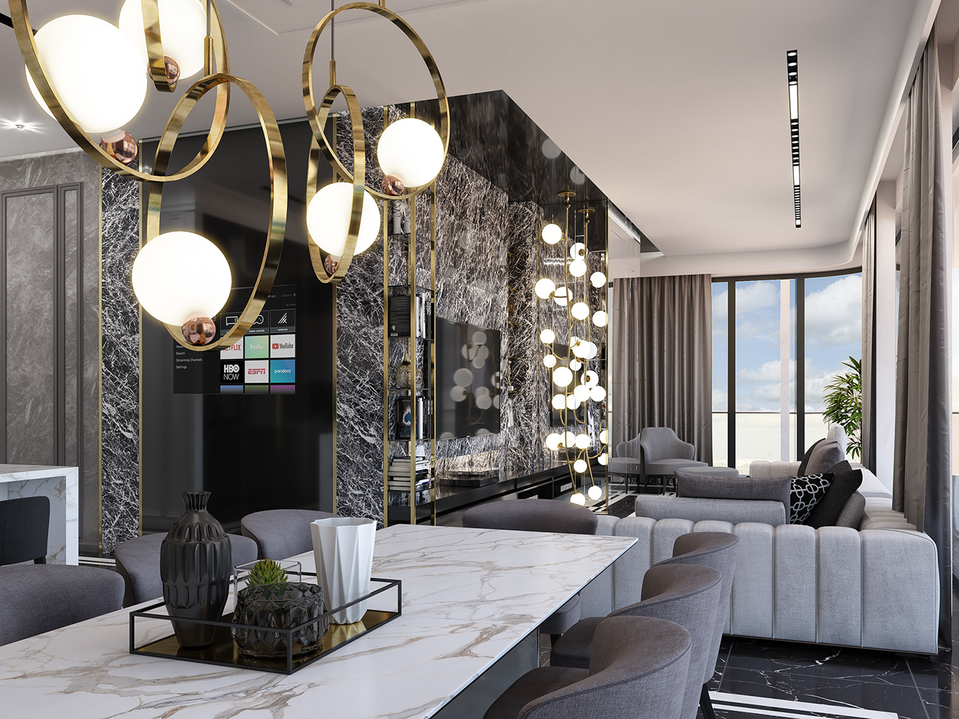3D Visualization apartments Odessa architecture Interior design