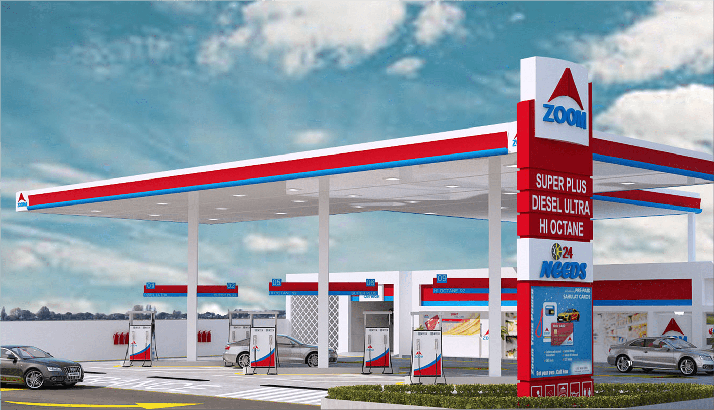 Petrol Station Branding Zoom Petroleum | ©Markment