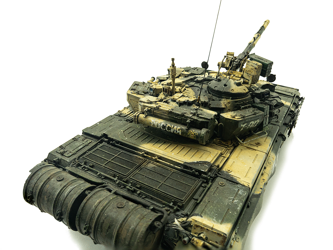 Tank t-90 russian battle tank t90 scale model model tank dozer