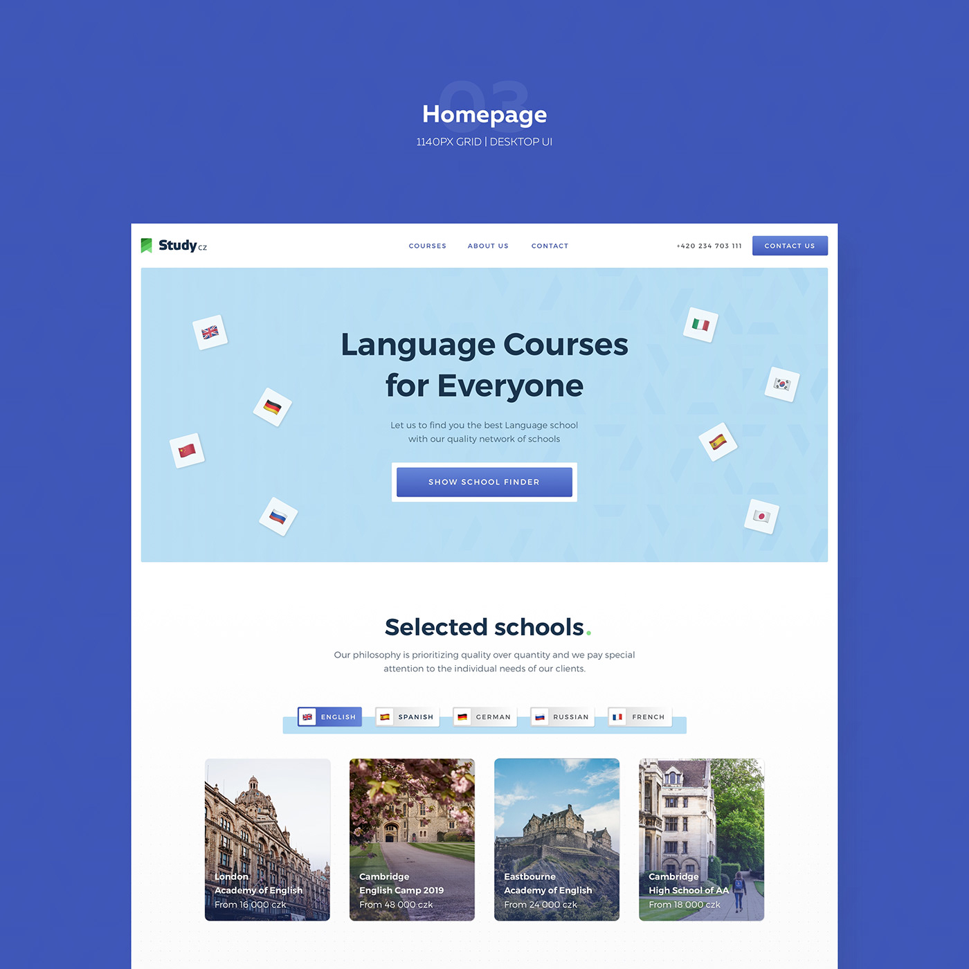 study language learning Travel course e-learning school student redesign