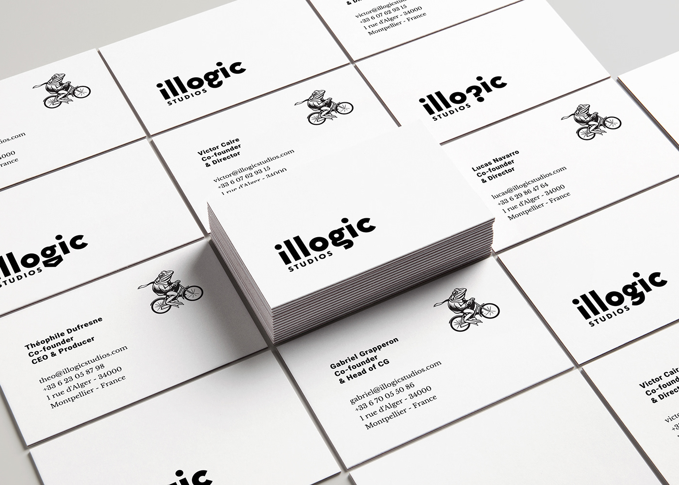 animated branding  design Illogic logo Logotype motion studio visual identity