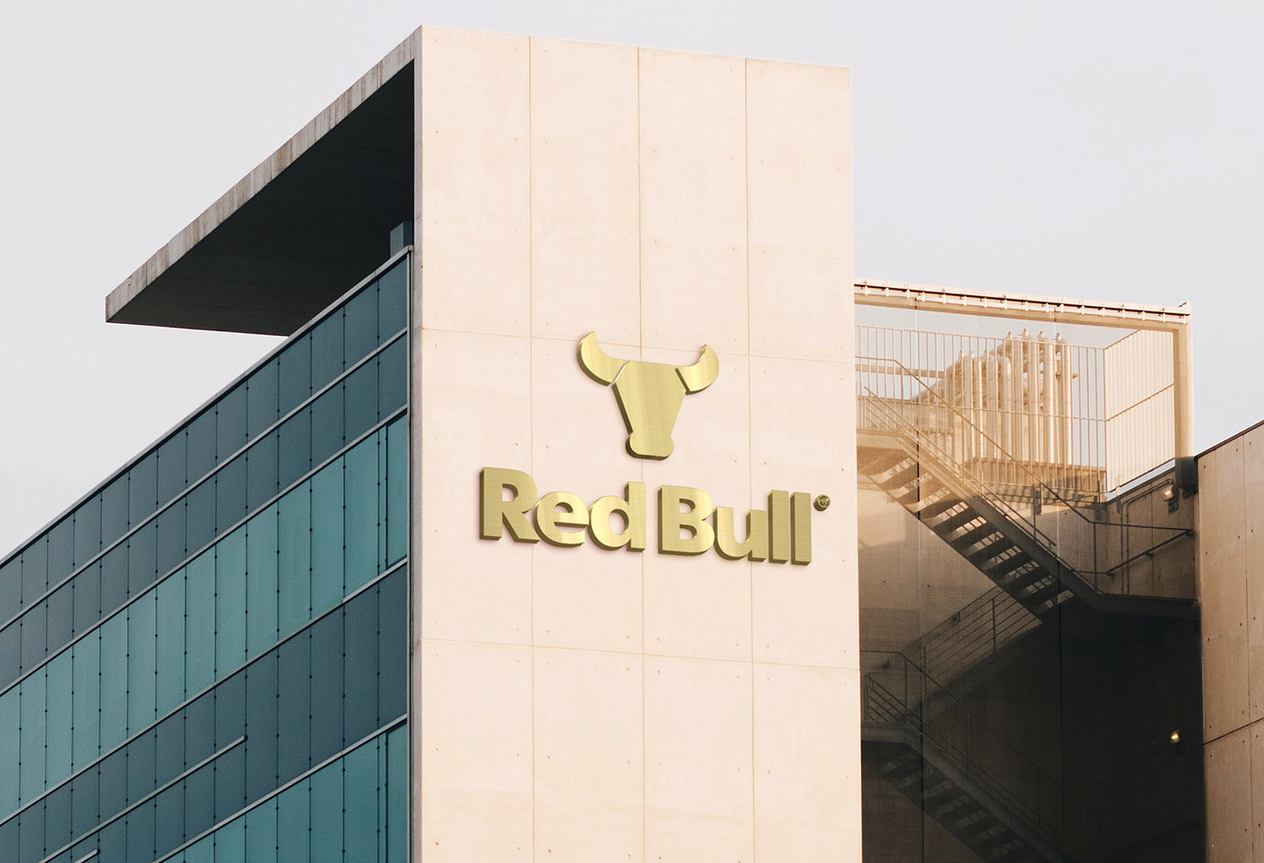 brand design graphic design  logo Logo Design re branding Red Bull redesign