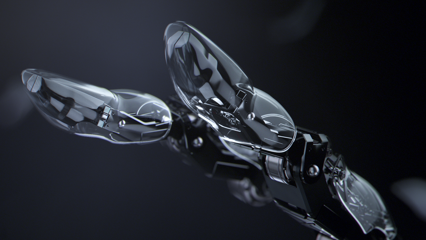 animation  Lenovo ThinkPad Thinkpad25 CGI prosthetic robot hand black