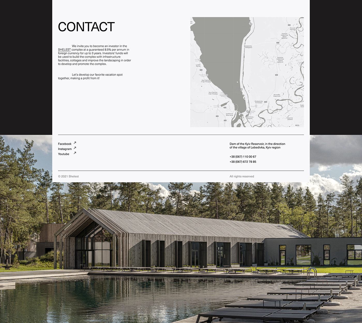 architect architecture clean hotel Interface minimal UI/UX Web Web Design  Website