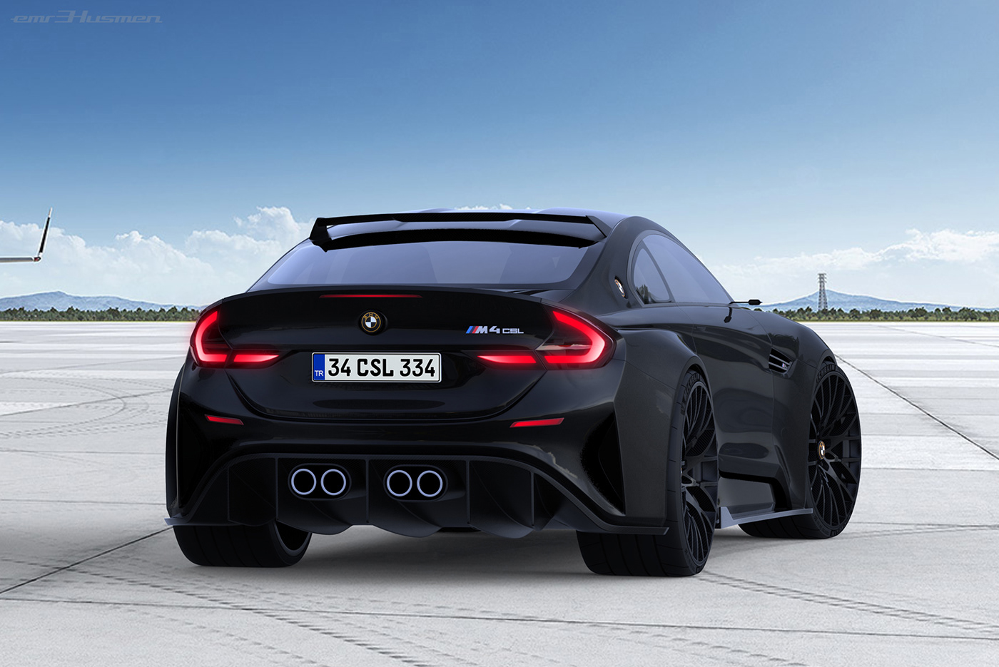 BMW cardesign concept CSL emrEHusmen future m4 m4csl Mpower munich