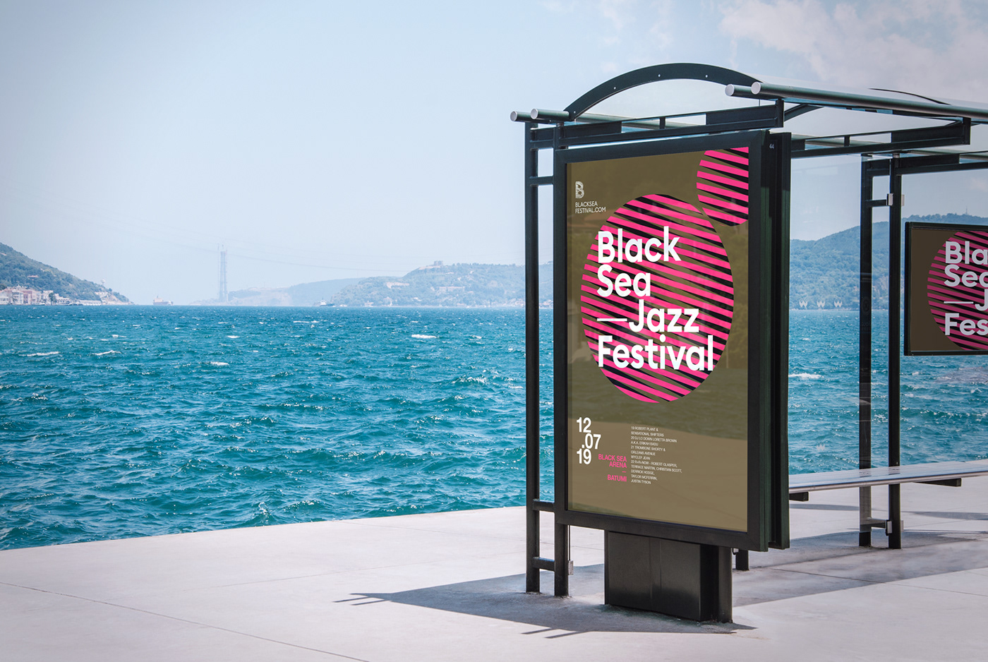 poster Poster Design branding  Branding design jazz festival jazz Events Jazz Poster black sea Swiss Poster