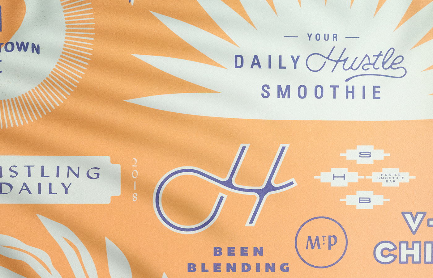 art direction  branding  cafe Health identity ILLUSTRATION  plants print restaurant smoothie