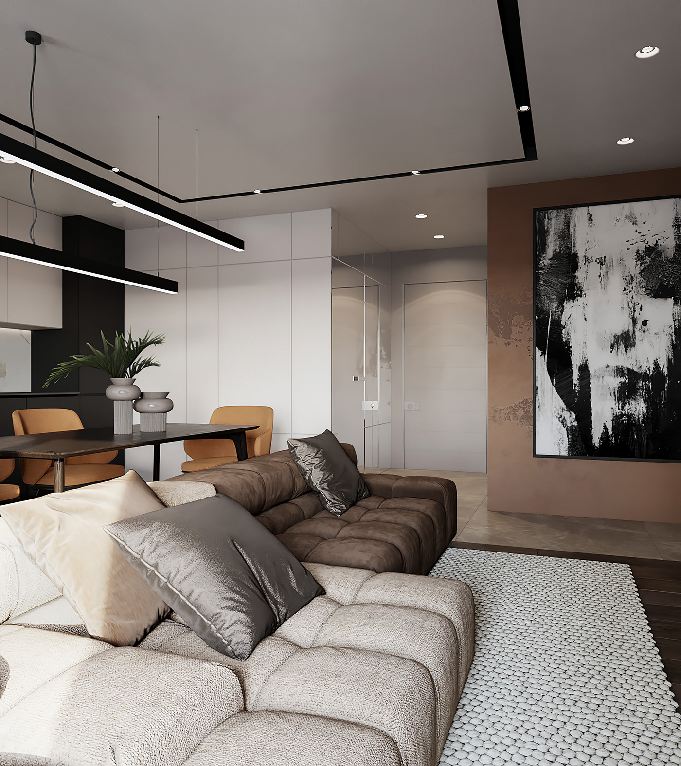 architecture design Interior modern apartment