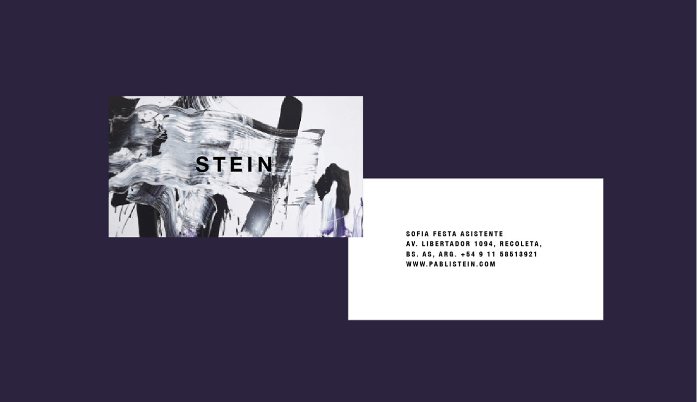 tarjetas personales diseño gráfico graphic design  personal cards identity artist Artista pabli stein identidad dirección creativa