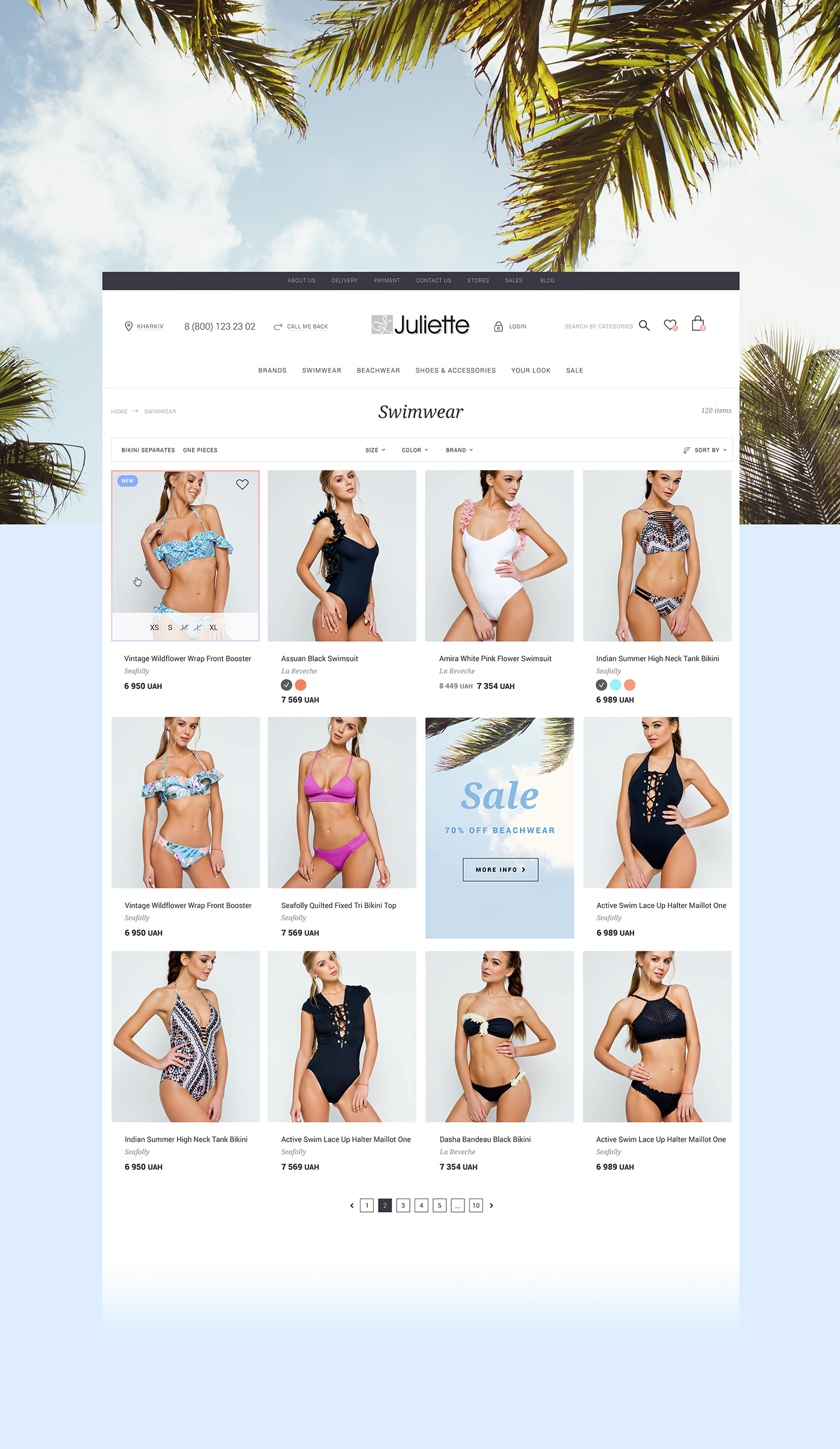 Fashion  woman swimwear BEACHWEAR overswim online store