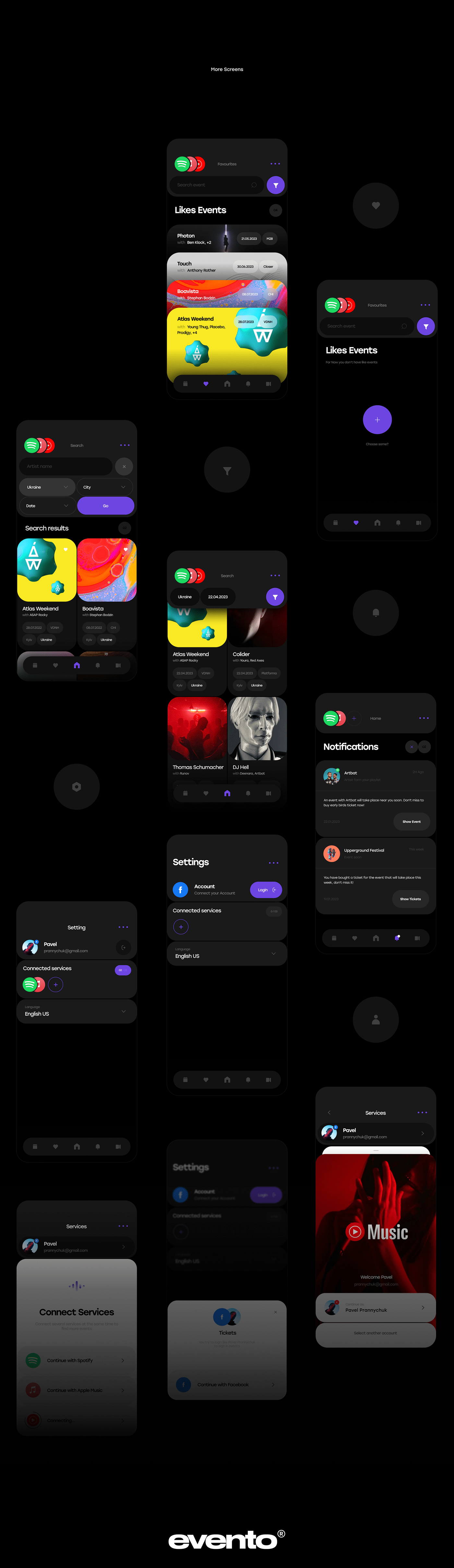 app application app design application development music service spotify playlist artist track