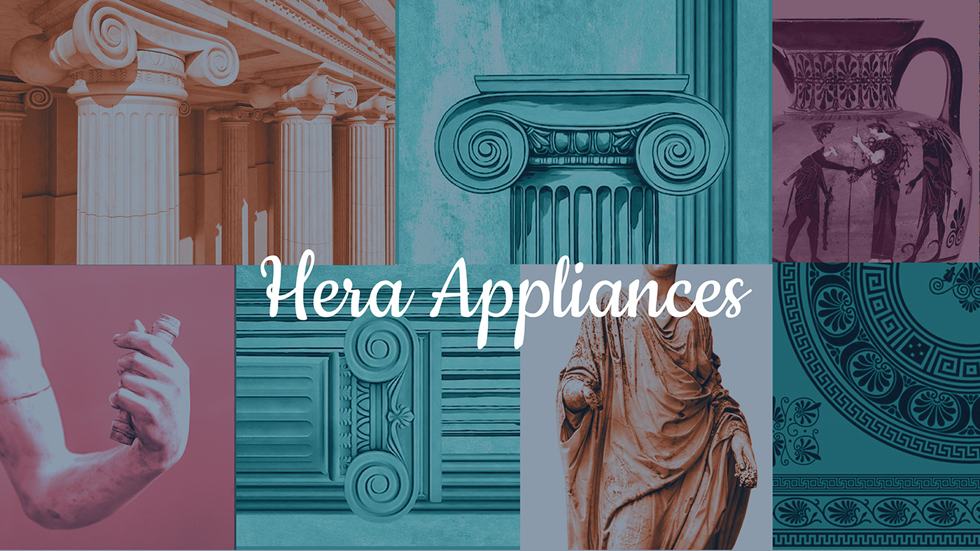 Advertising  appliances art direction  brand brand identity branding  hera identity logo visual identity