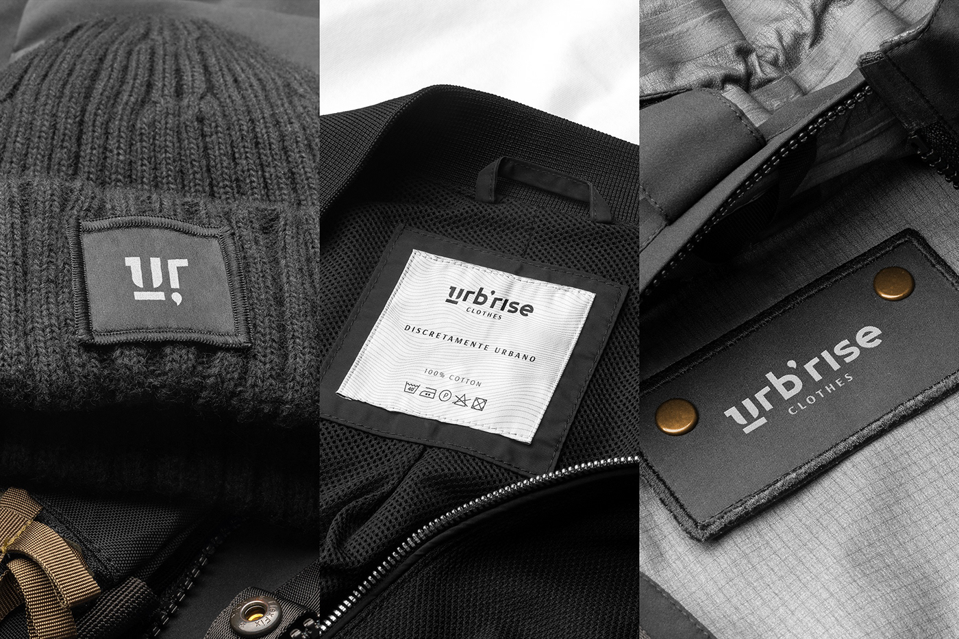 black and white brand brand identity clothes clothing store Fashion  logo Logotype Urban visual identity