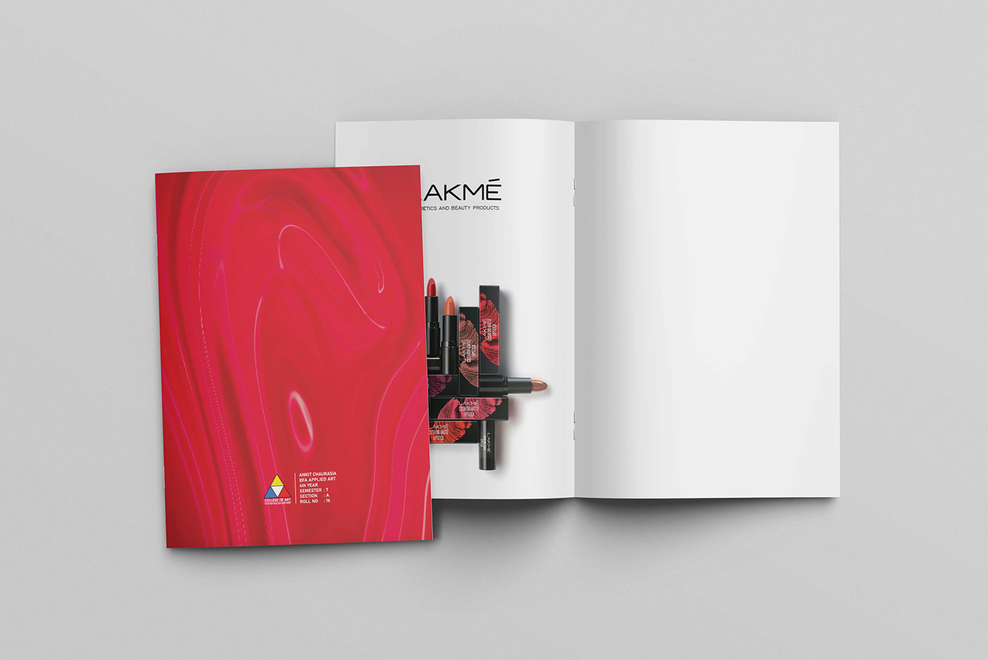 Lakme InDesign report design editorial print lipstick research Creative Design Graphic Designer Magazine design