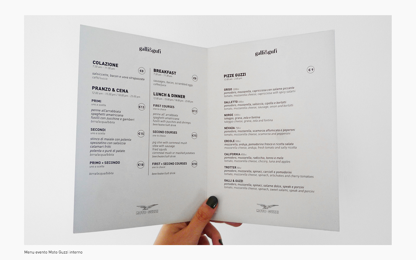 branding  restaurant inn coordinate image black and white menu inspiration