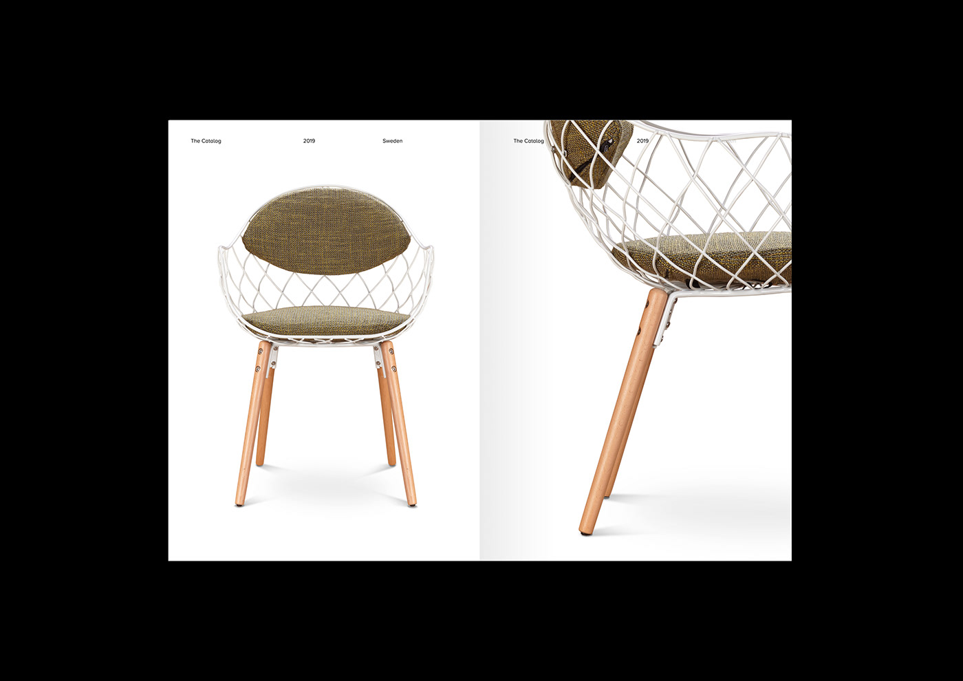 Behance furniture catalog brandidentity Sweden orange modern sophisticated