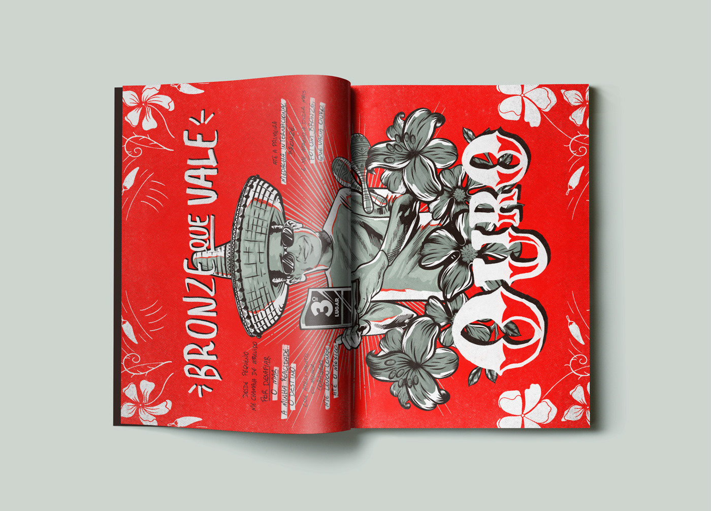 Surf design gráfico art book comics Bridgestone sports Advertising  designer graphic italo Ferreira