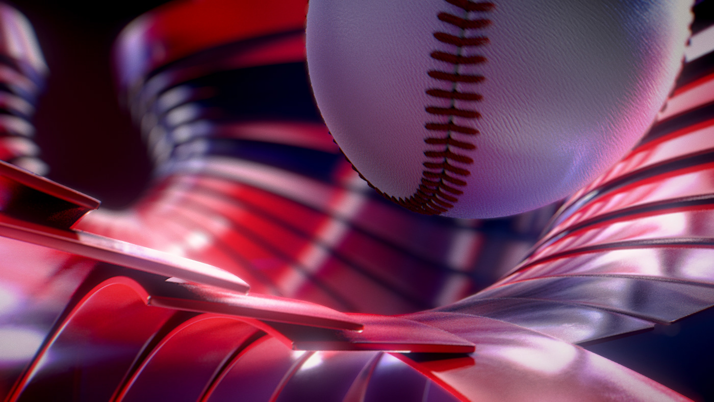 3D baseball design digital ID identity mlb sports