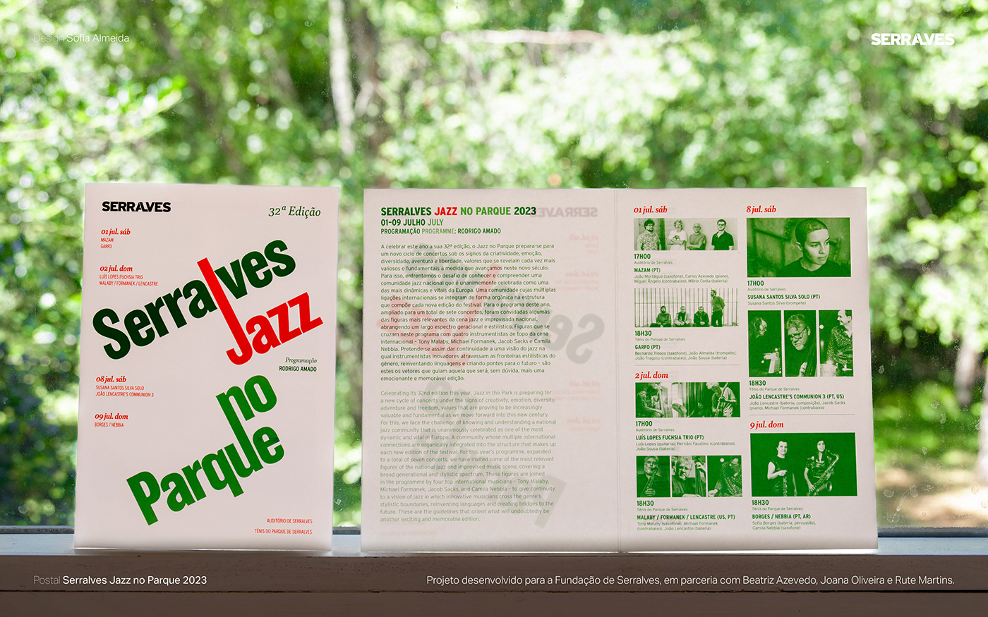 design Serralves graphic design  communication jazz