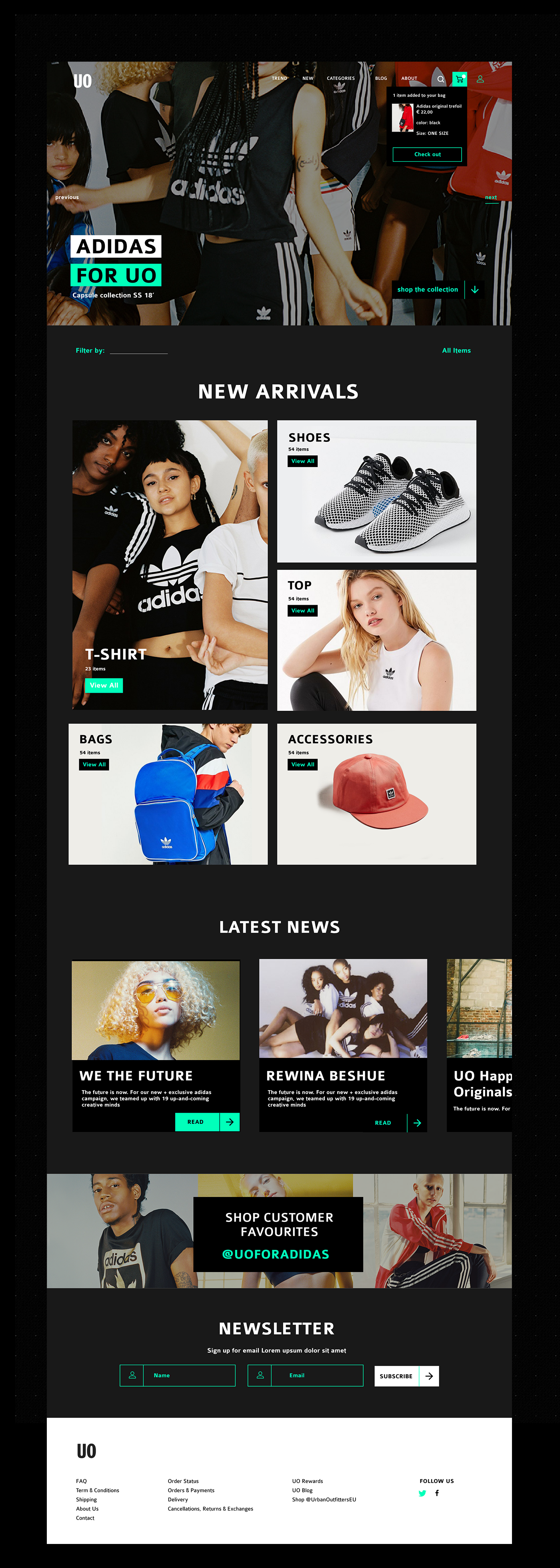 ux redesign animations UI Web Intraction Design shoes Fashion 