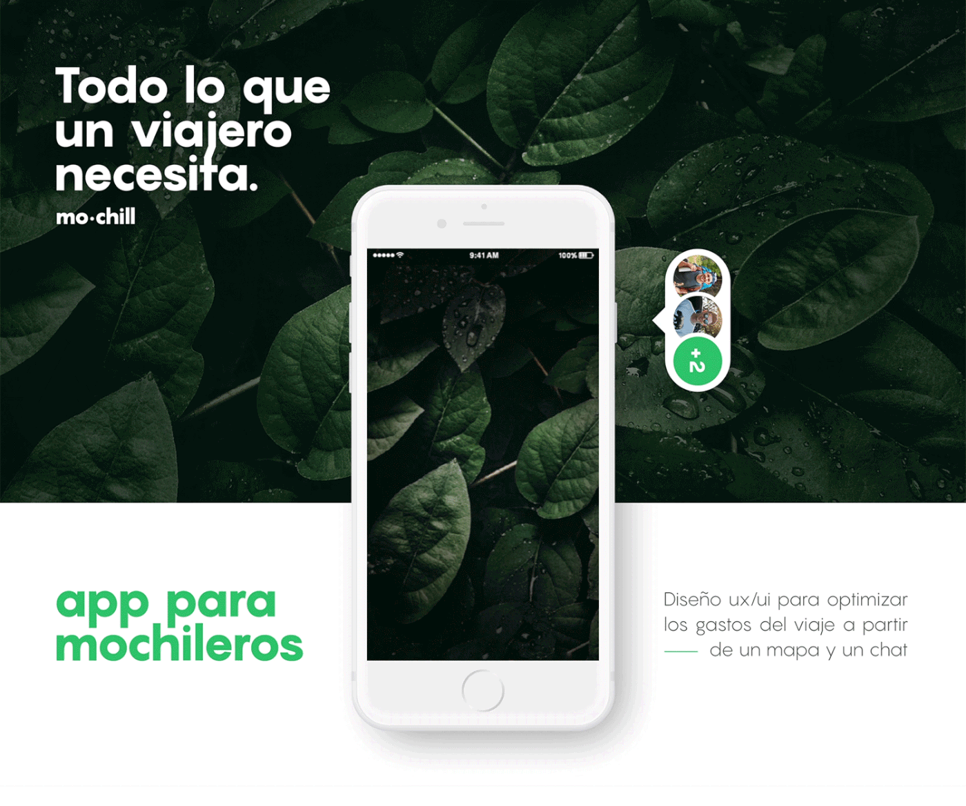 app iphone aplicación Backpackers Nature UX design ui design Chat Travel world