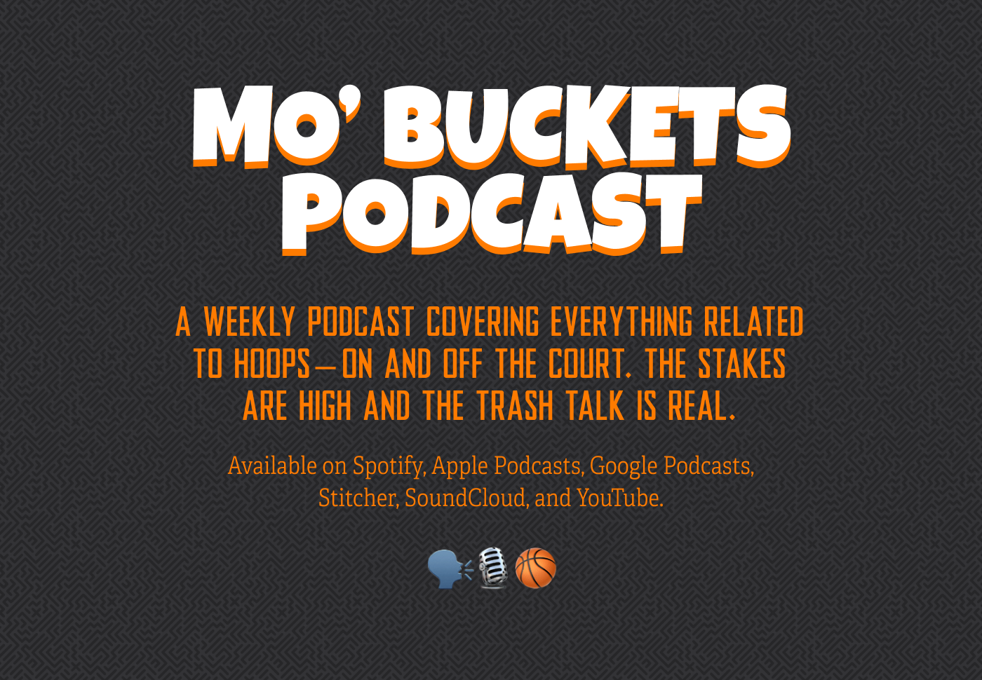 brand identity branding  graphic design  Logo Design Mo Buckets Podcast NBA podcast social media sports Website