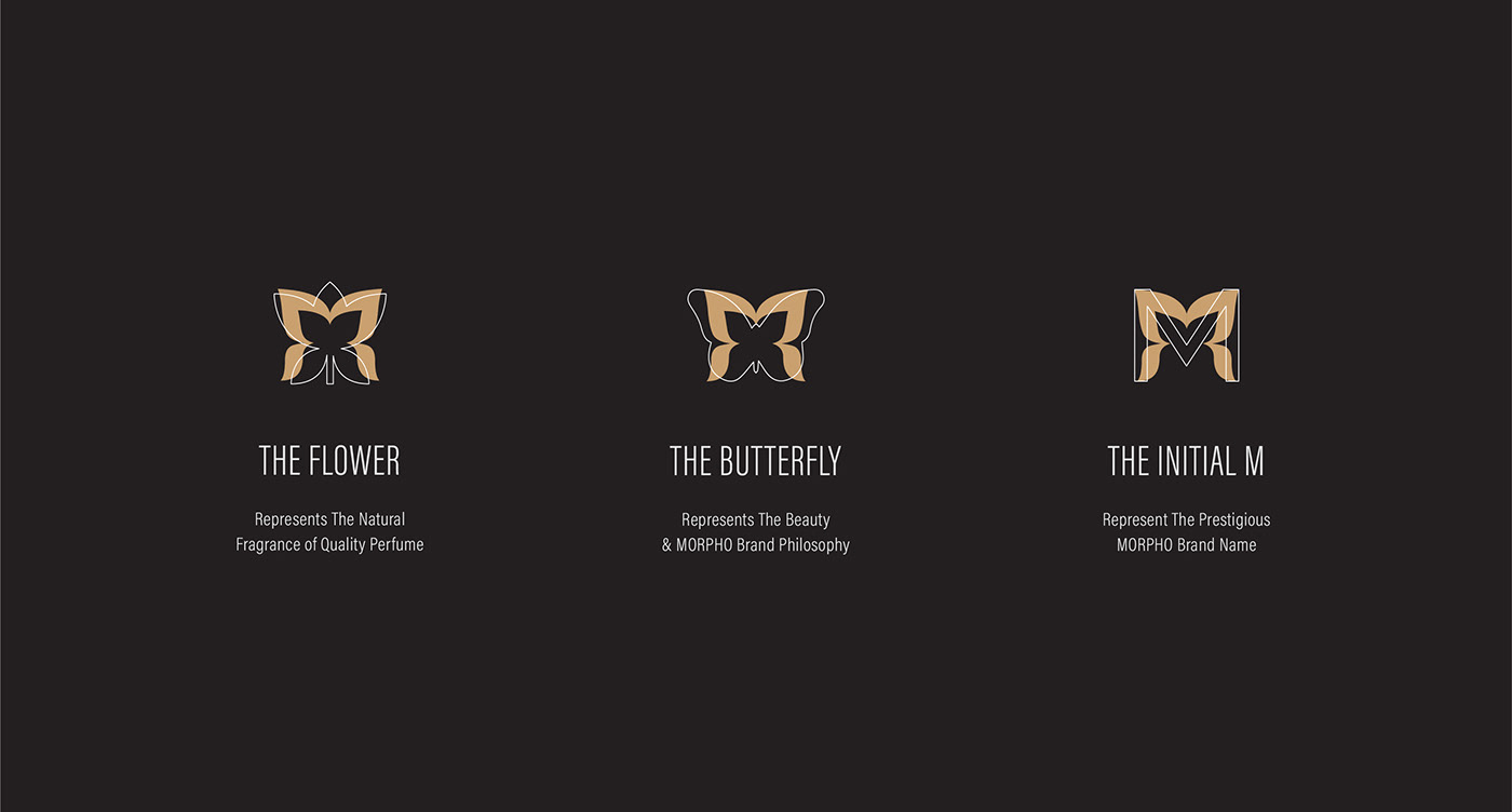 brand identity branding  logo Logo Design M logo Modern Logo beauty butterfly Fragrance perfume