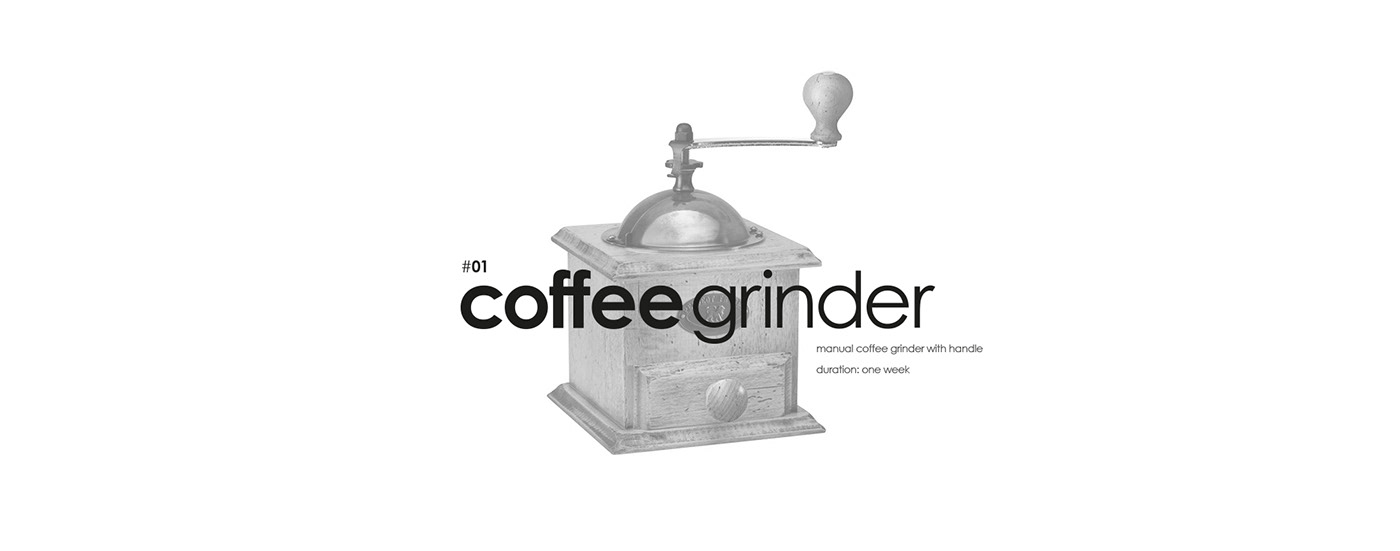 Coffee mill grinder kitchen manual design product boringthings industrial