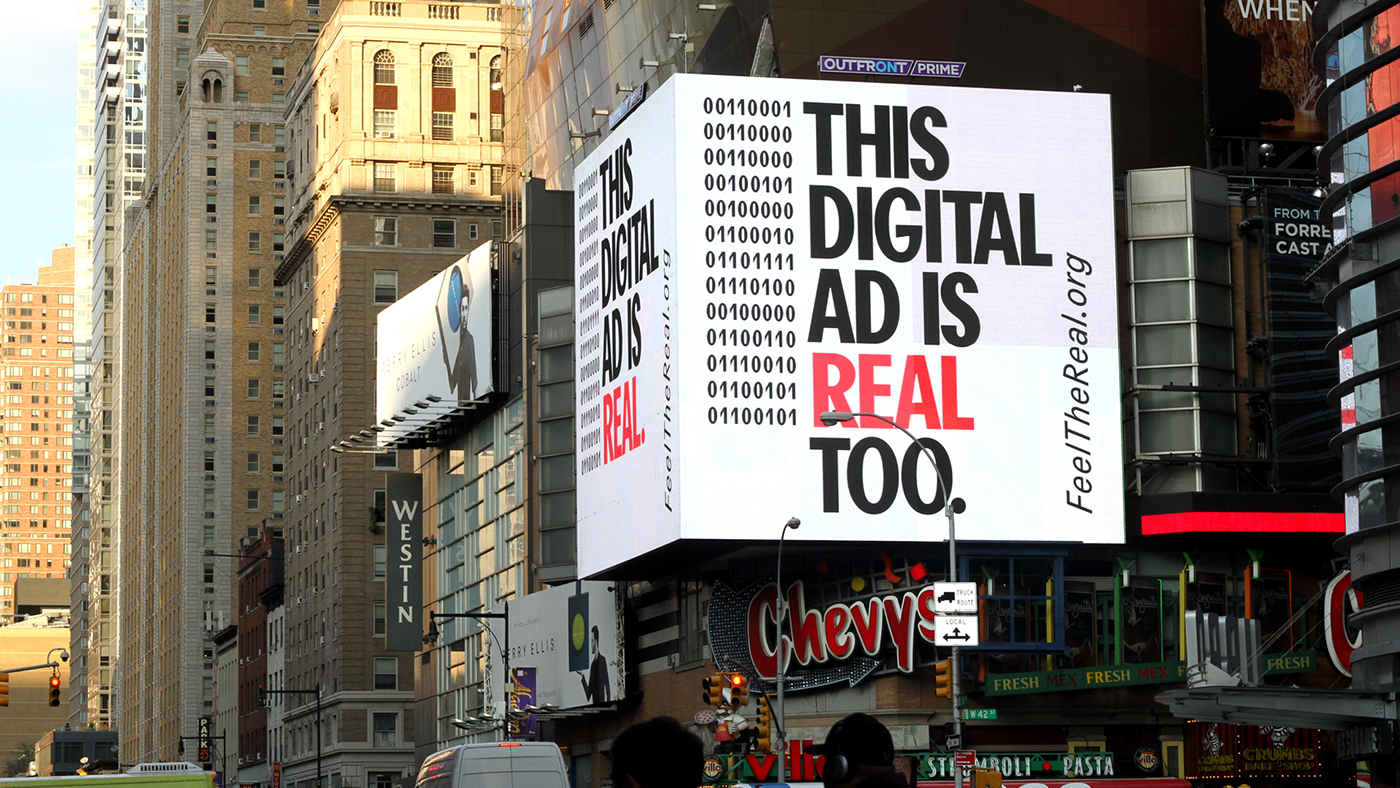 Feel The Real - ads design