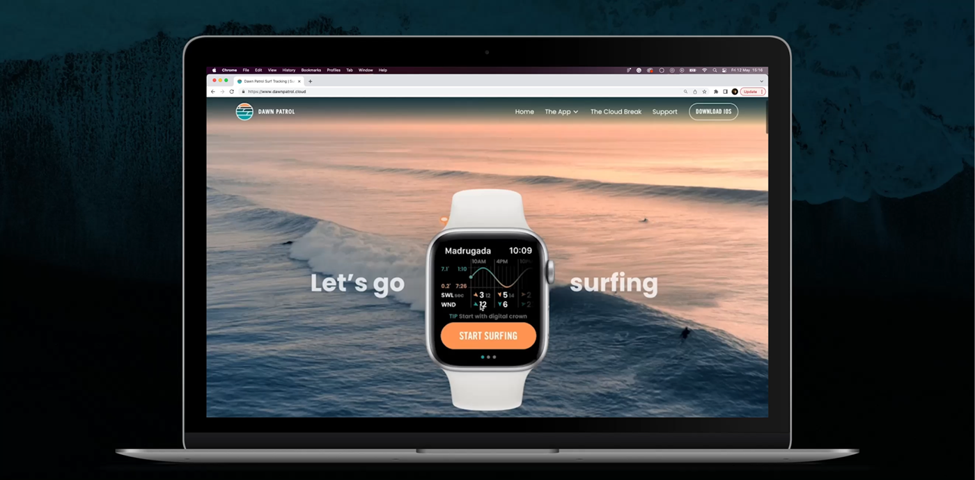 app UX design ui design Surf tracking app surfing brand identity Brand Design noise studio