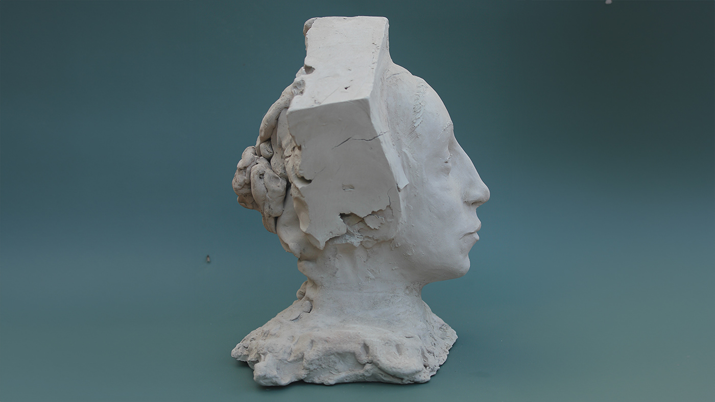 sculpture portrait ceramic escultura identity identidade visual retrato artist ceramicsculpture claysculpture