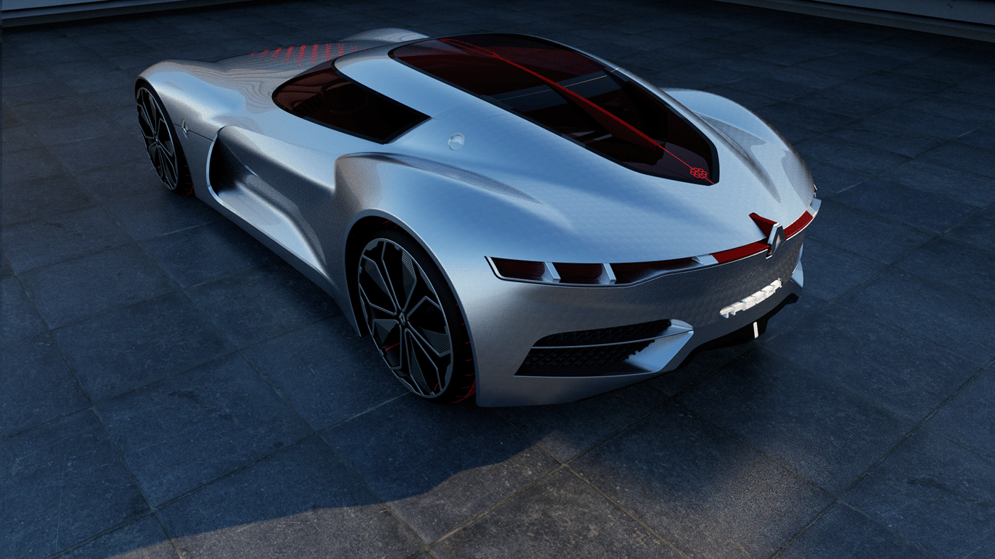 RENAULT. car. automotive. digital model. trésor. Alias model. 3d model. VRED renders. sketch modelling.