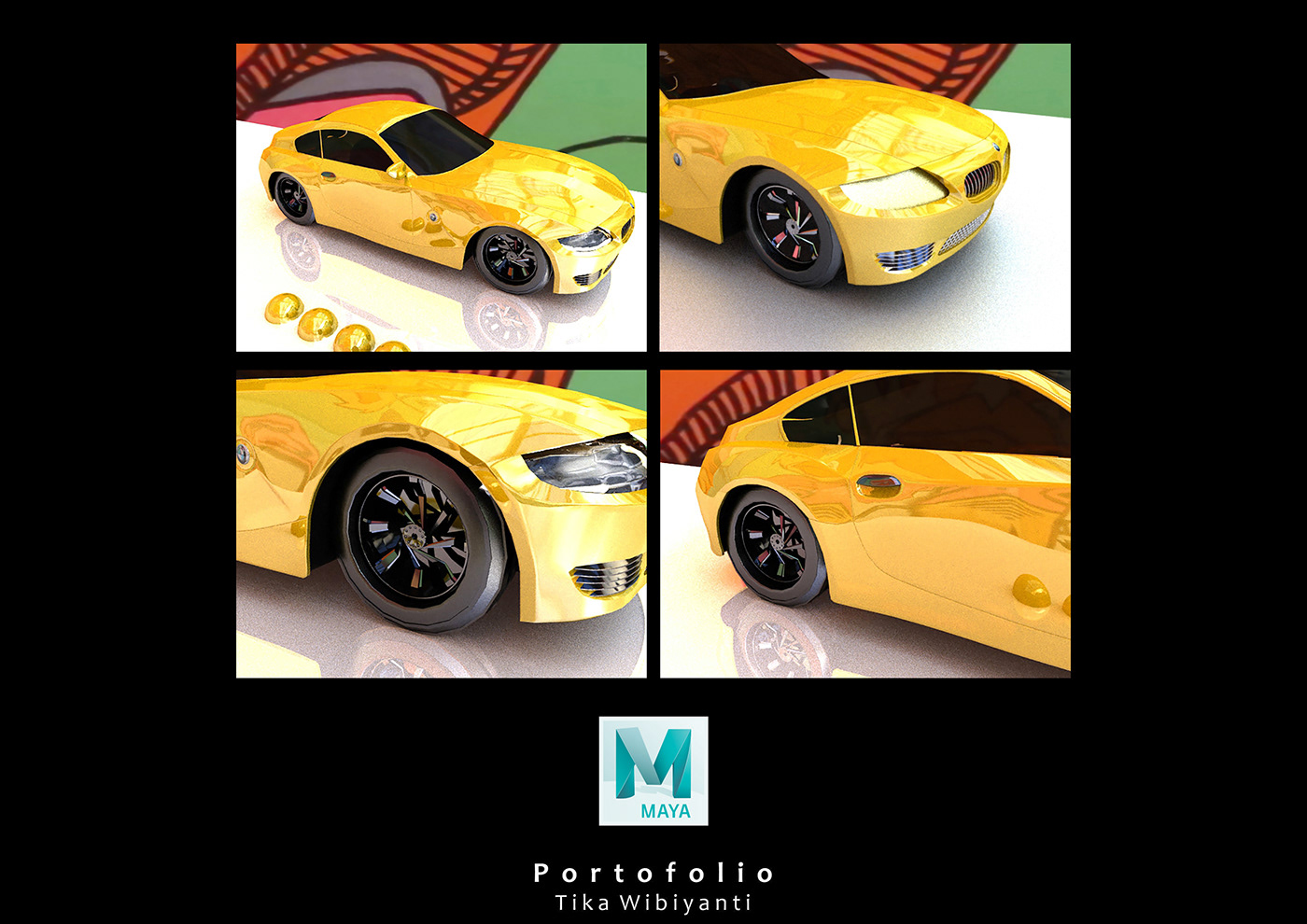 car design car automotif Maya 3d design 3D model automotive  