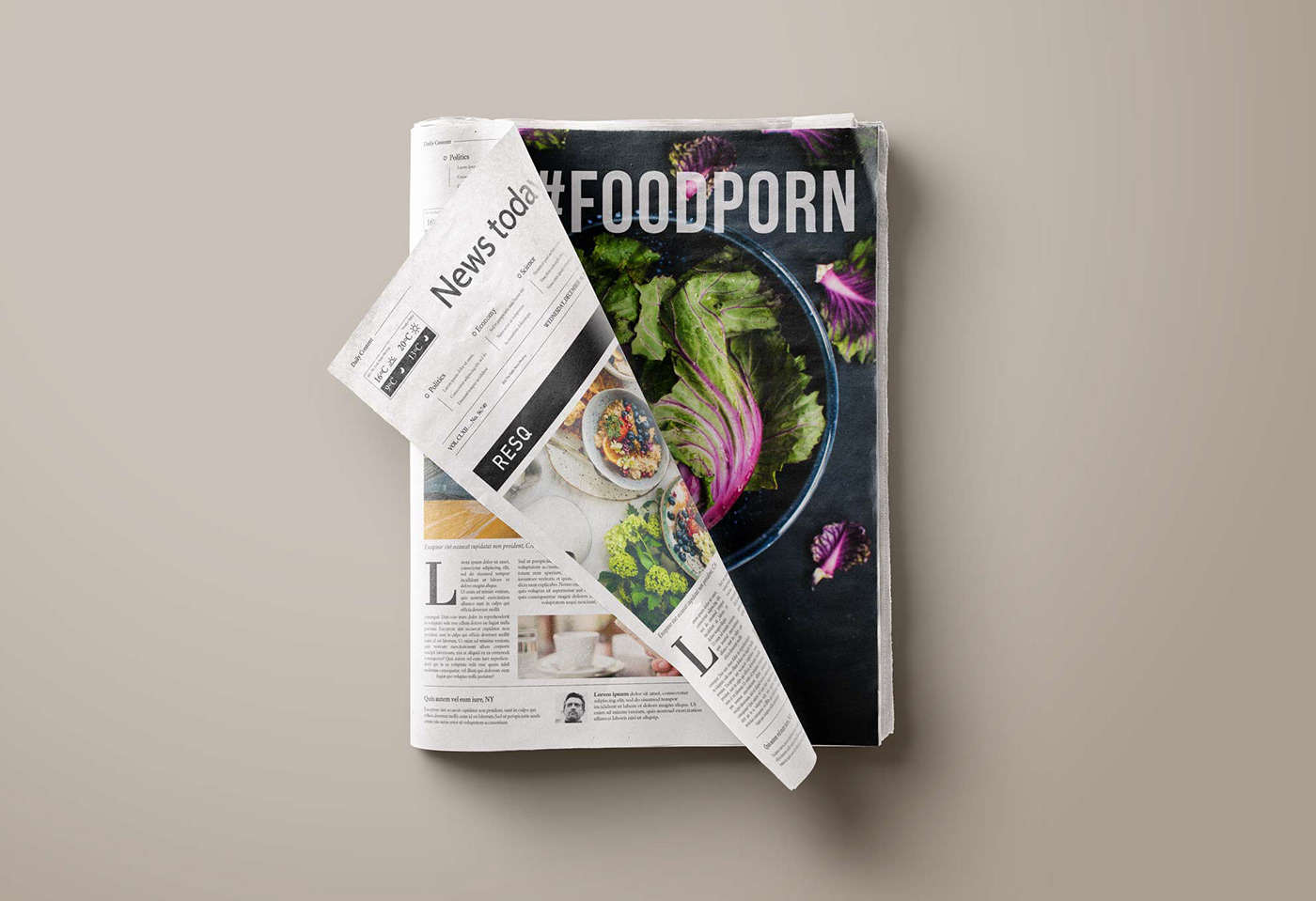 restaurant branding  logo Glitch typography   print Photography  Food  publishing   pattern