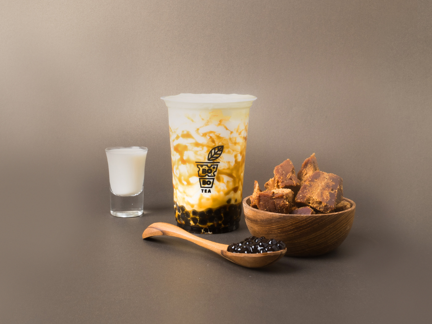 bali branding  cafe Cheese Tea drinks friendly interior design  logo modern Packaging
