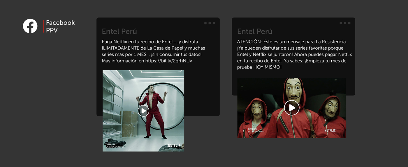 Advertising  art direction  Creativity integrated ad entel Netflix commercial