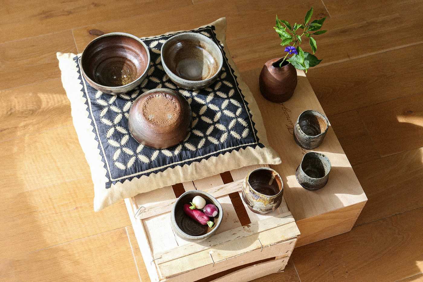 ceramics  clay crafts   cups handmade japan pot Pottery Vase