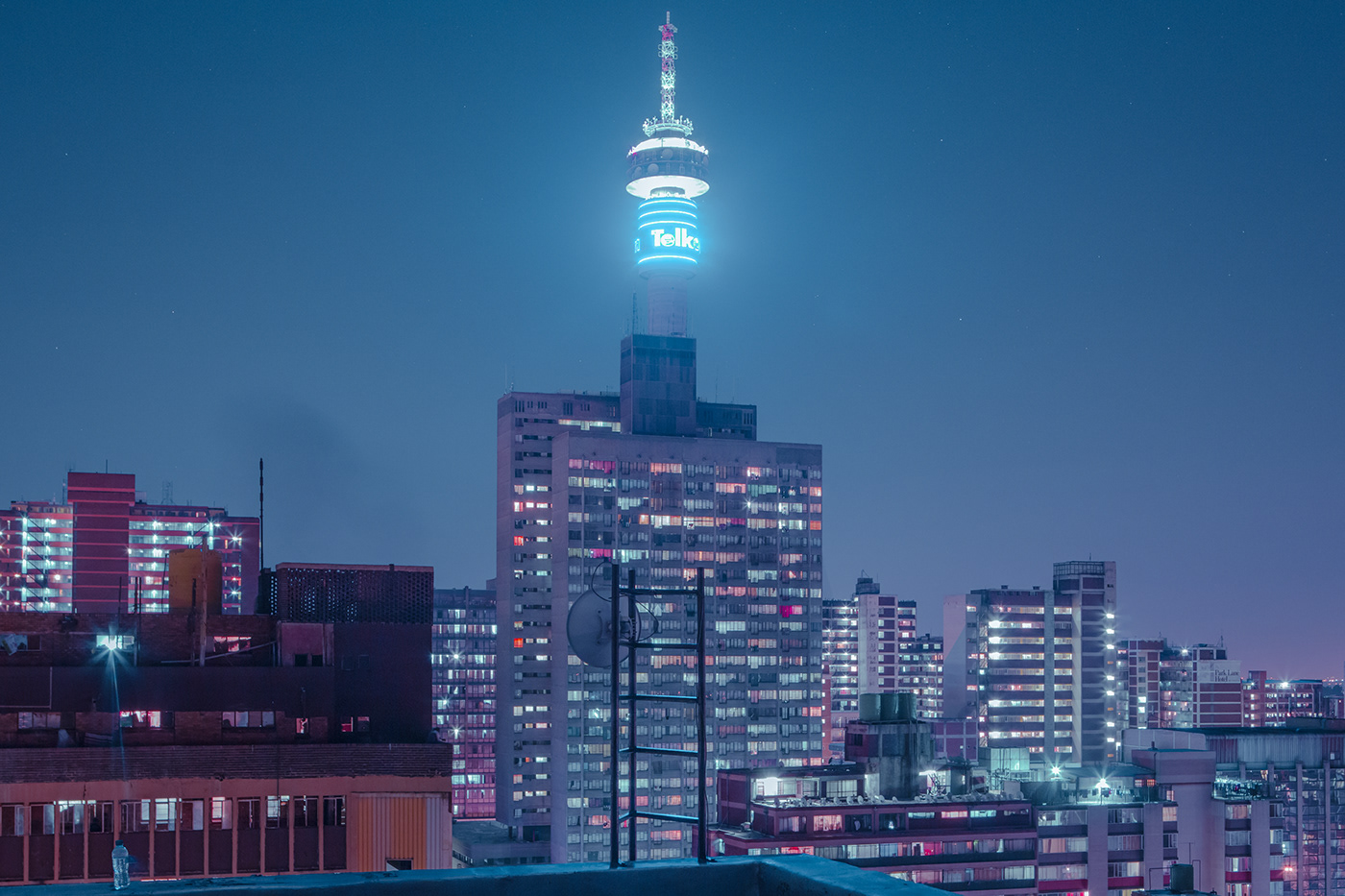 night long exposure Urban low light south africa johannesburg neon city Dystopia light