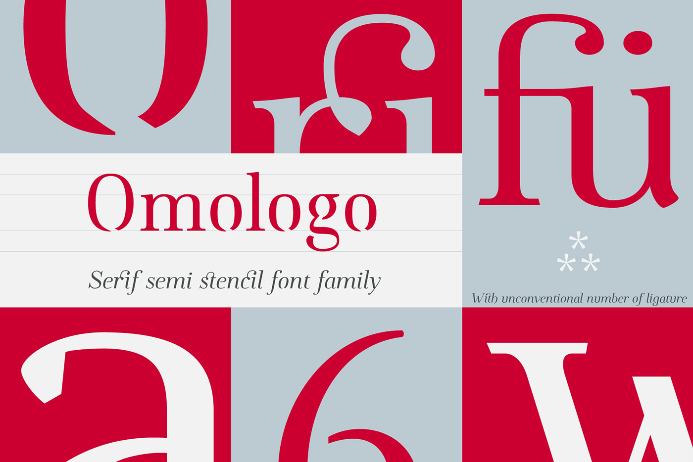 type font serif typography   stencil oldstyle ligature gliph  Opentype webfont