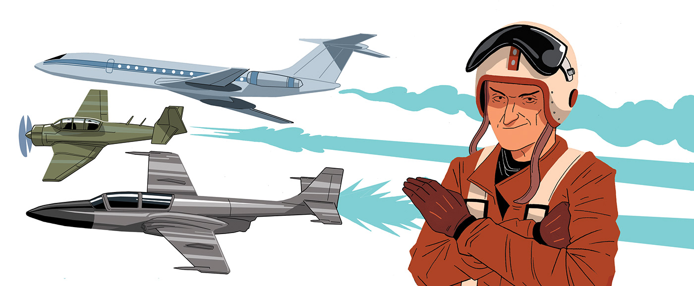 airplane bookillustration Character childrensbook ILLUSTRATION  Pilot polishillustration Drawing 