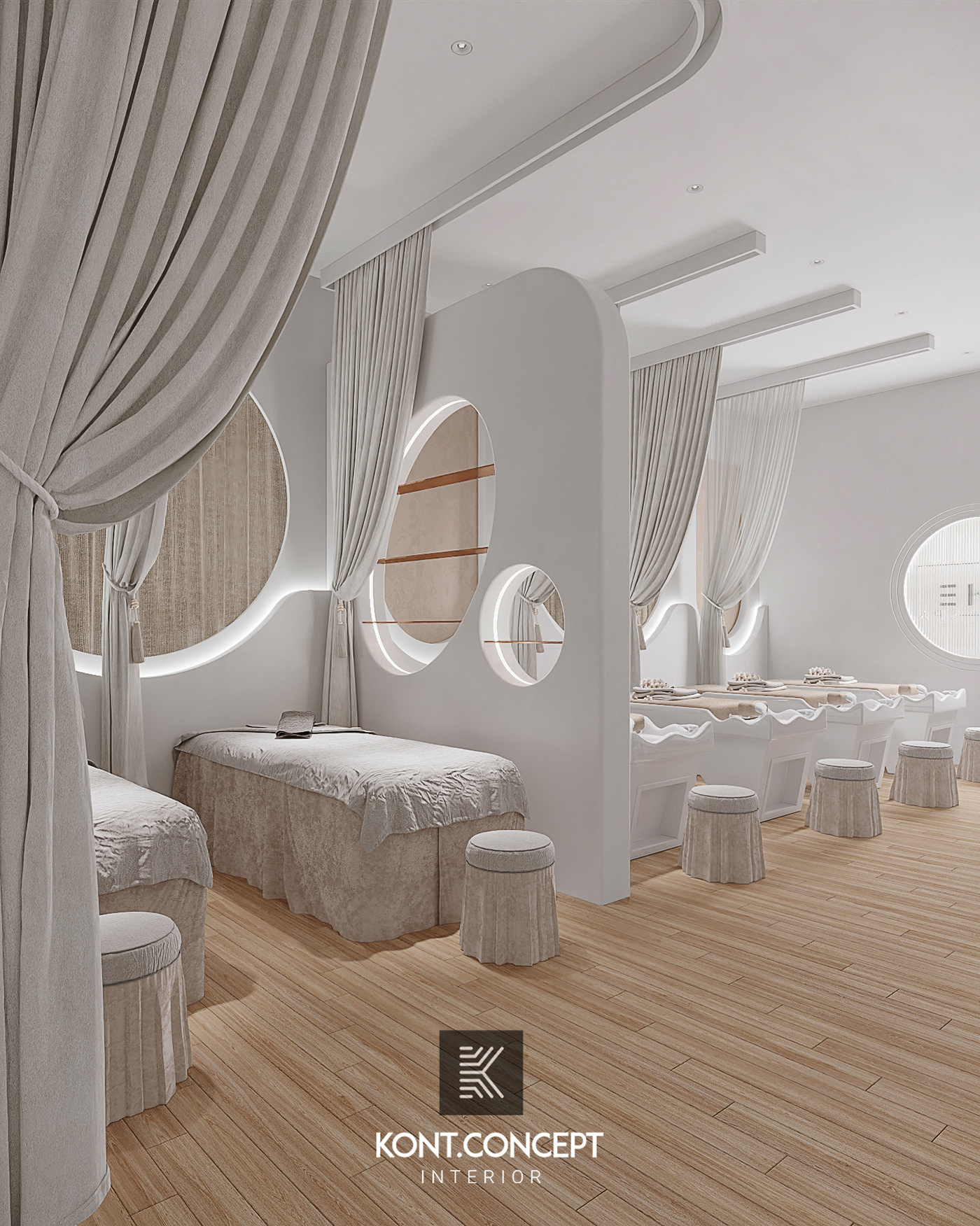 Spa shop architecture Render 3D modern visualization shopdesign